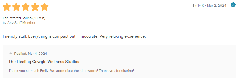 Five-star Google review screenshot with a comment praising a Google Wi-Fi mesh system.