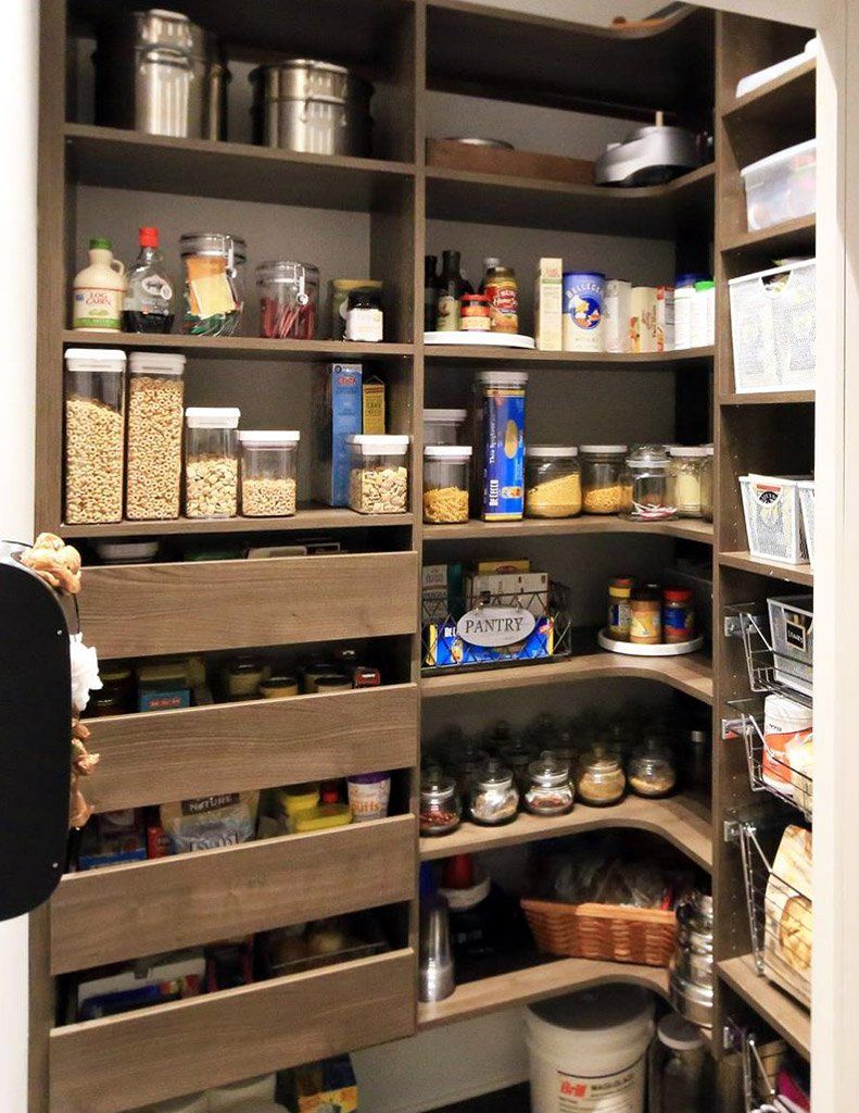 Custom Kitchen Pantry Shelving & Drawers