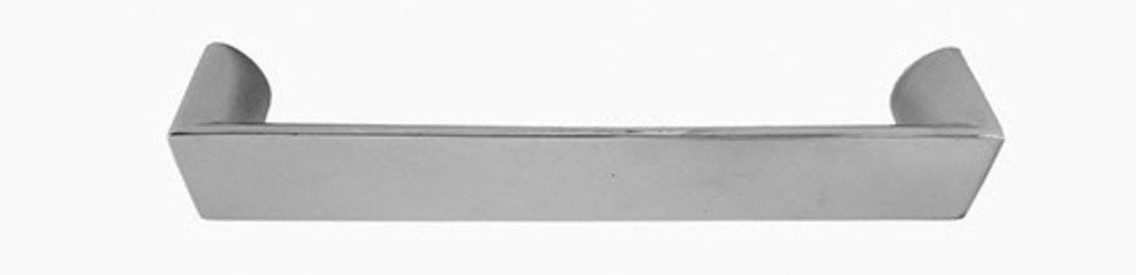 Broad Modern Handle, Polished Chrome, 5-7/16