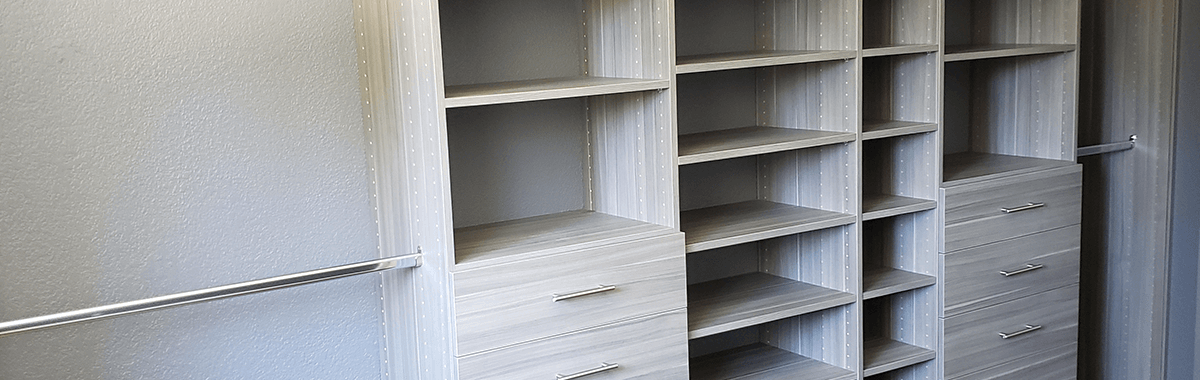 Reach In Small Custom Closet System