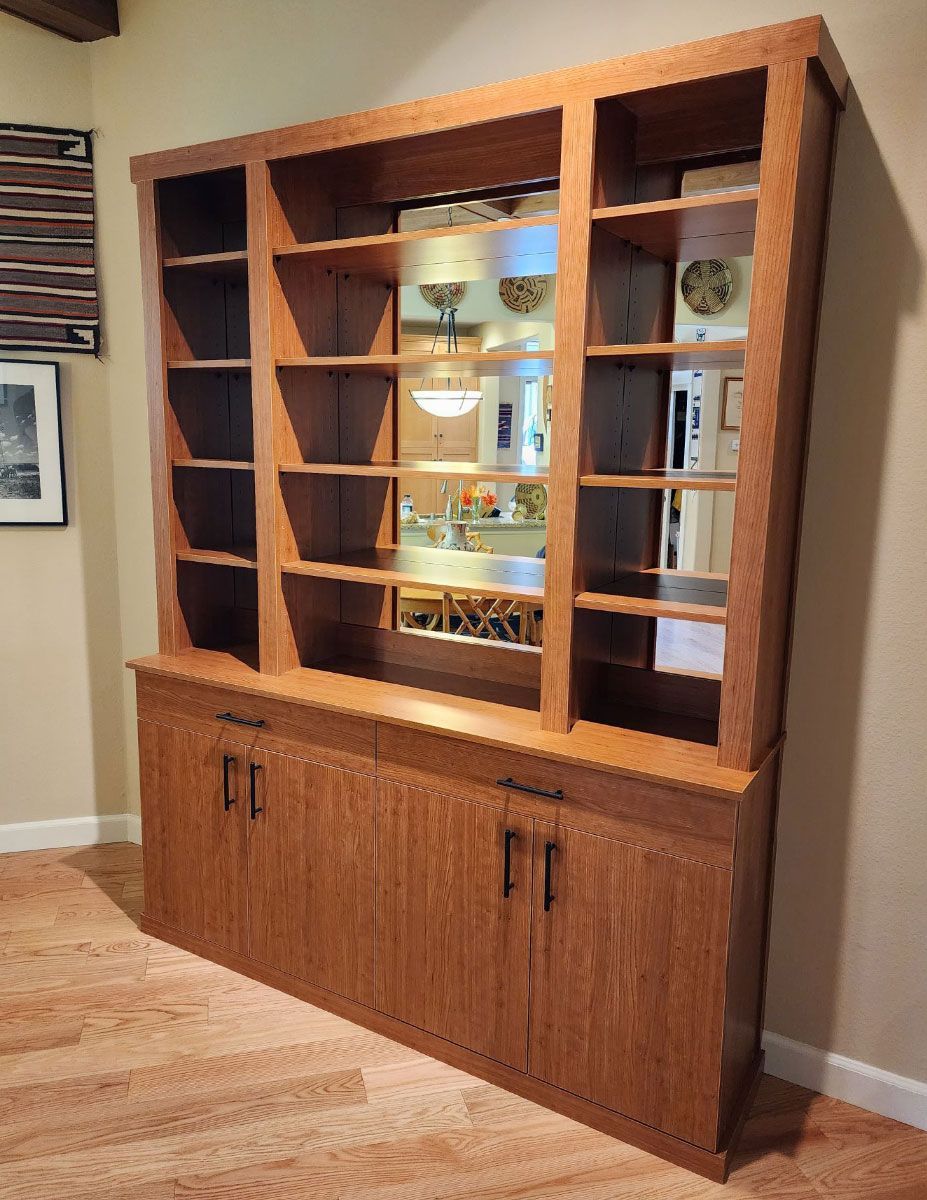 Custom Book Shelf Installation