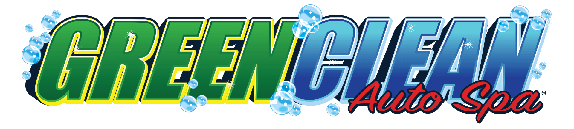 Green Clean Car Wash Logo