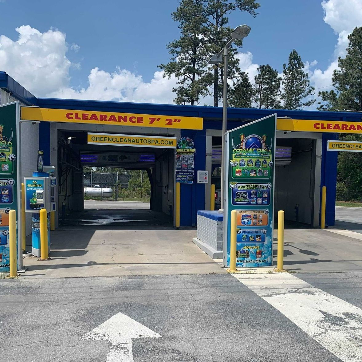 Green Clean Auto Spa Mainside Touchfree Carwash on Camp Lejeune Self Serve Car Wash