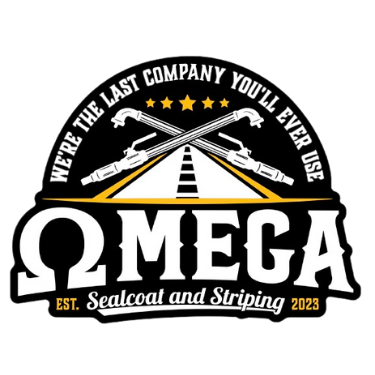 Omega Sealcoat and Striping Logo - Best Asphalt Maintenance Company in Arkansas Omega Sealcoat and Striping Logo - Best Asphalt Maintenance Company in Arkansas