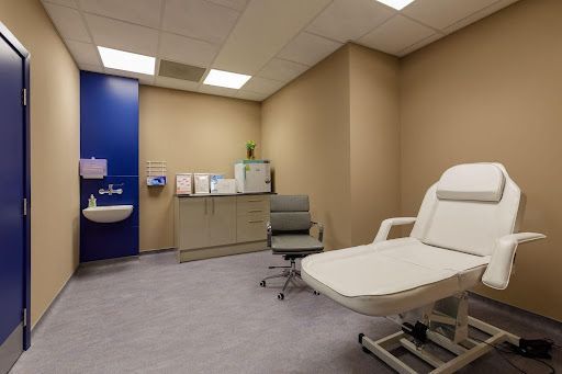 Treatment room at Edinburgh Hair Transplant Clinics