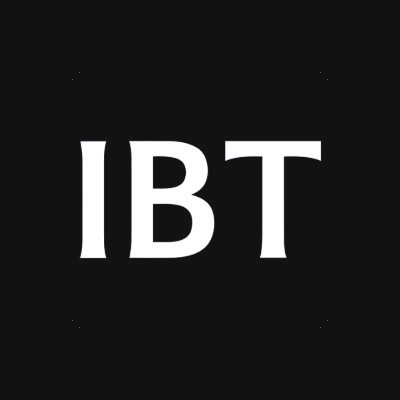 White “IBT” letters on a black background.