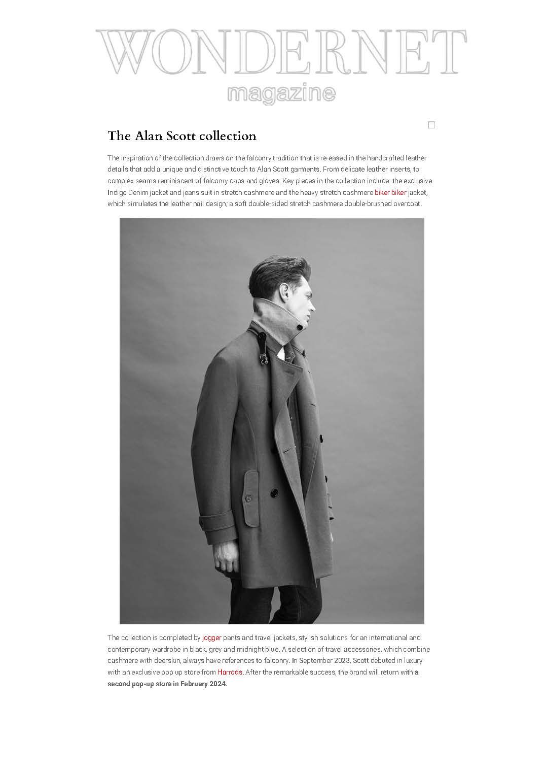 INTERNATIONAL PRESS FOR ALAN SCOTT