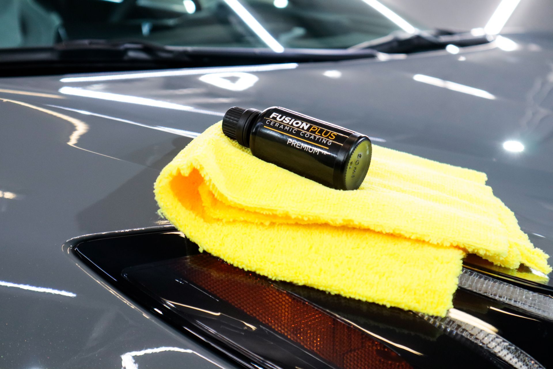 yellow towel