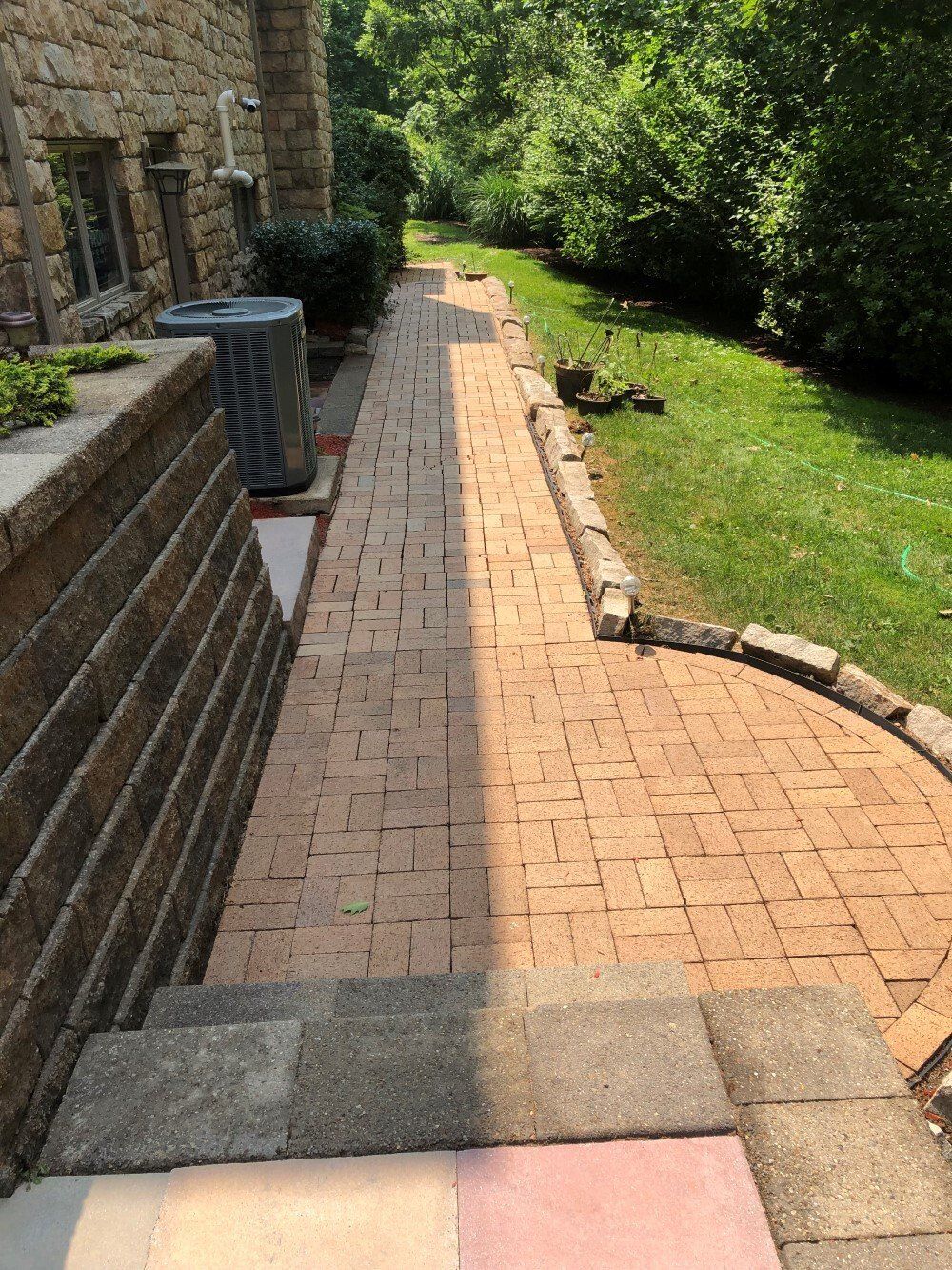 Walkway After Cleaning — Homer City, PA — Awesome Exteriors Pressure Washing LLC