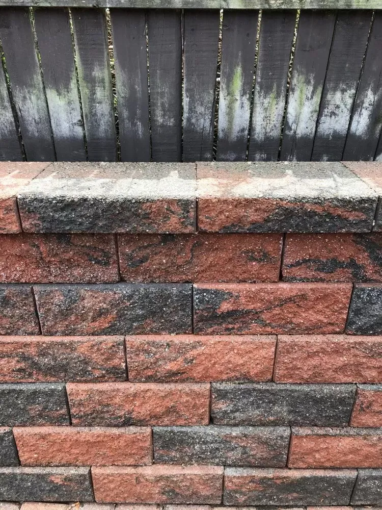 Brick Wall After Cleaning — Homer City, PA — Awesome Exteriors Pressure Washing LLC