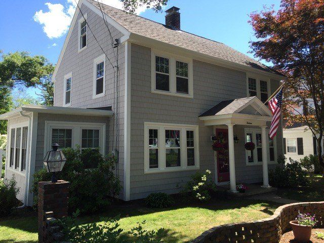 Vinyl Siding Of A Large House — Beverly, MA — First Choice Construction