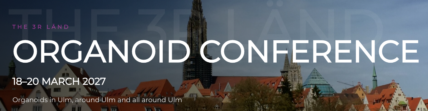 Event banner for World Organoid Research Day 2024, held in Cambridge, U.K., on February 27-28, 2024.