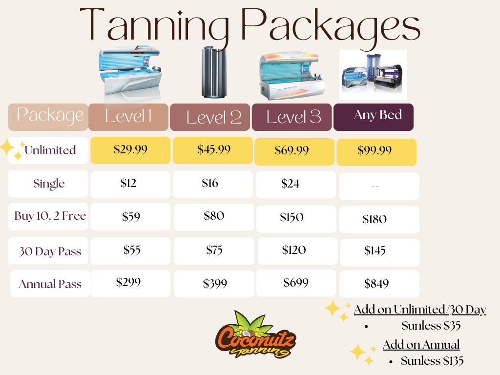 Tanning Packages