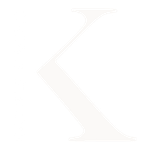 A white letter k on a white background.