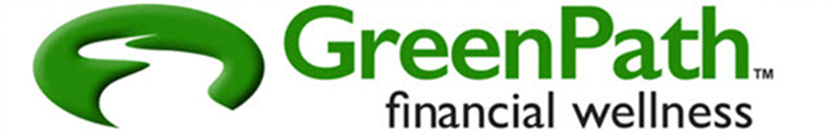 GreenPath financial wellness logo with a green arrow.