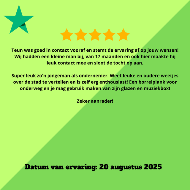 5 sterren review, datum: 20 augustus 2025