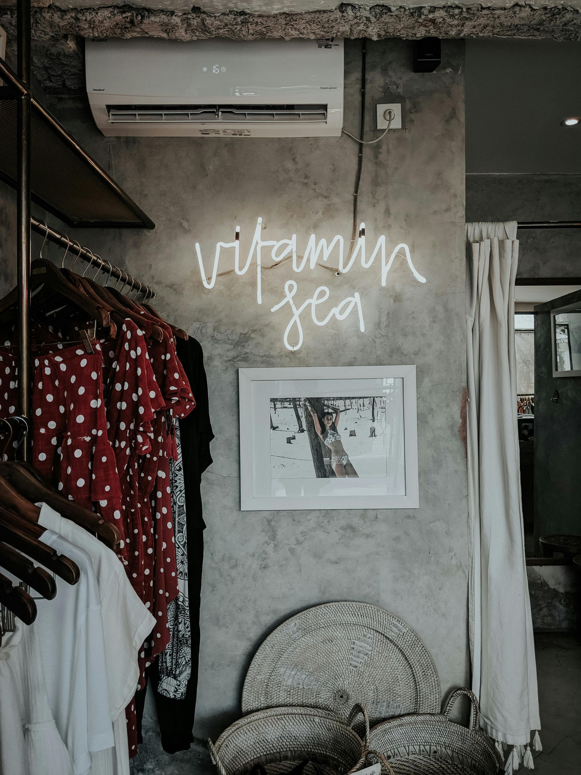 Shop interior with 