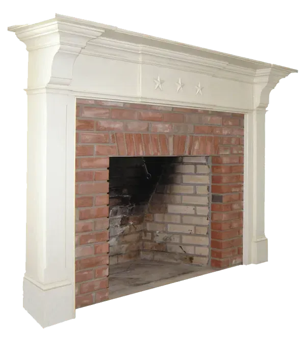 Corbeled mahogany Mantel - Rumson, NJ