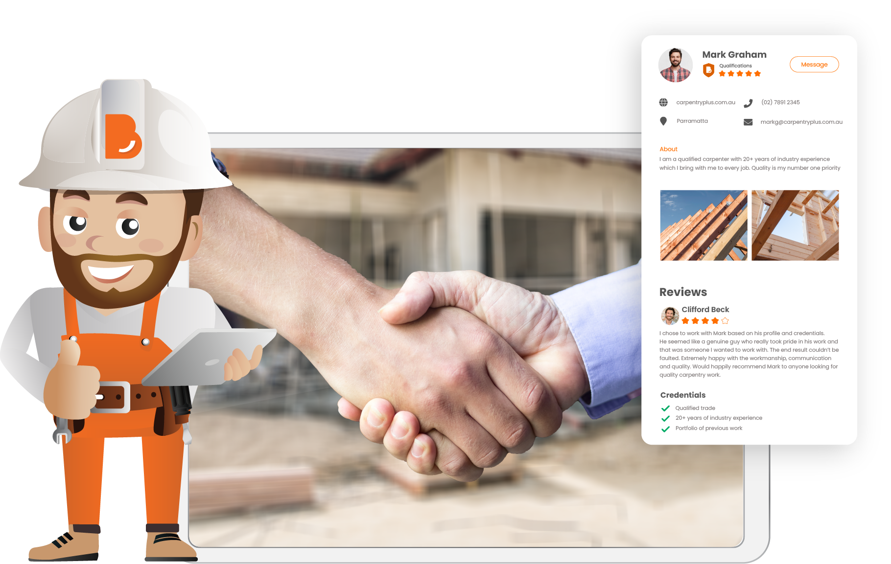 Your Construction Buddy - Peace of mind.