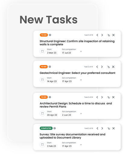 Home - Workflows and tasks.
