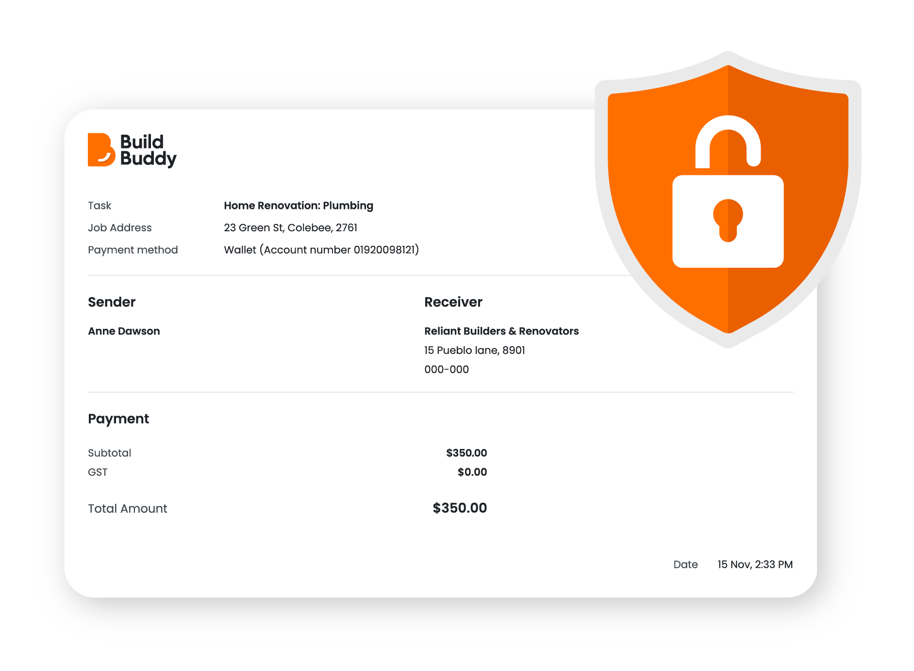 Your data stored securely with Build Buddy.
