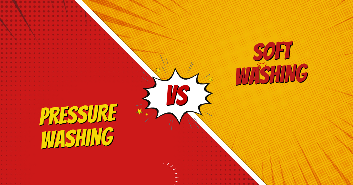 Soft Washing vs. Pressure Washing for your Home's Siding
