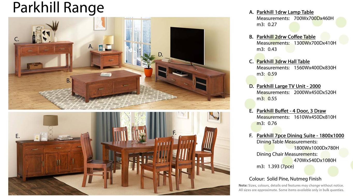 Parkhill Range — Furnishers in Alice Springs, NT