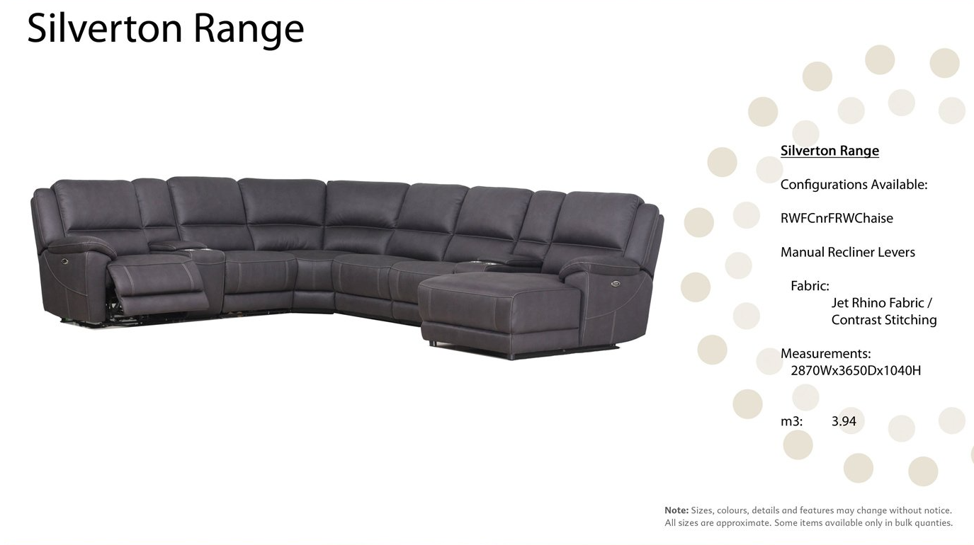 Silverton Cnr Chaise Sofa — Furnishers in Alice Springs, NT