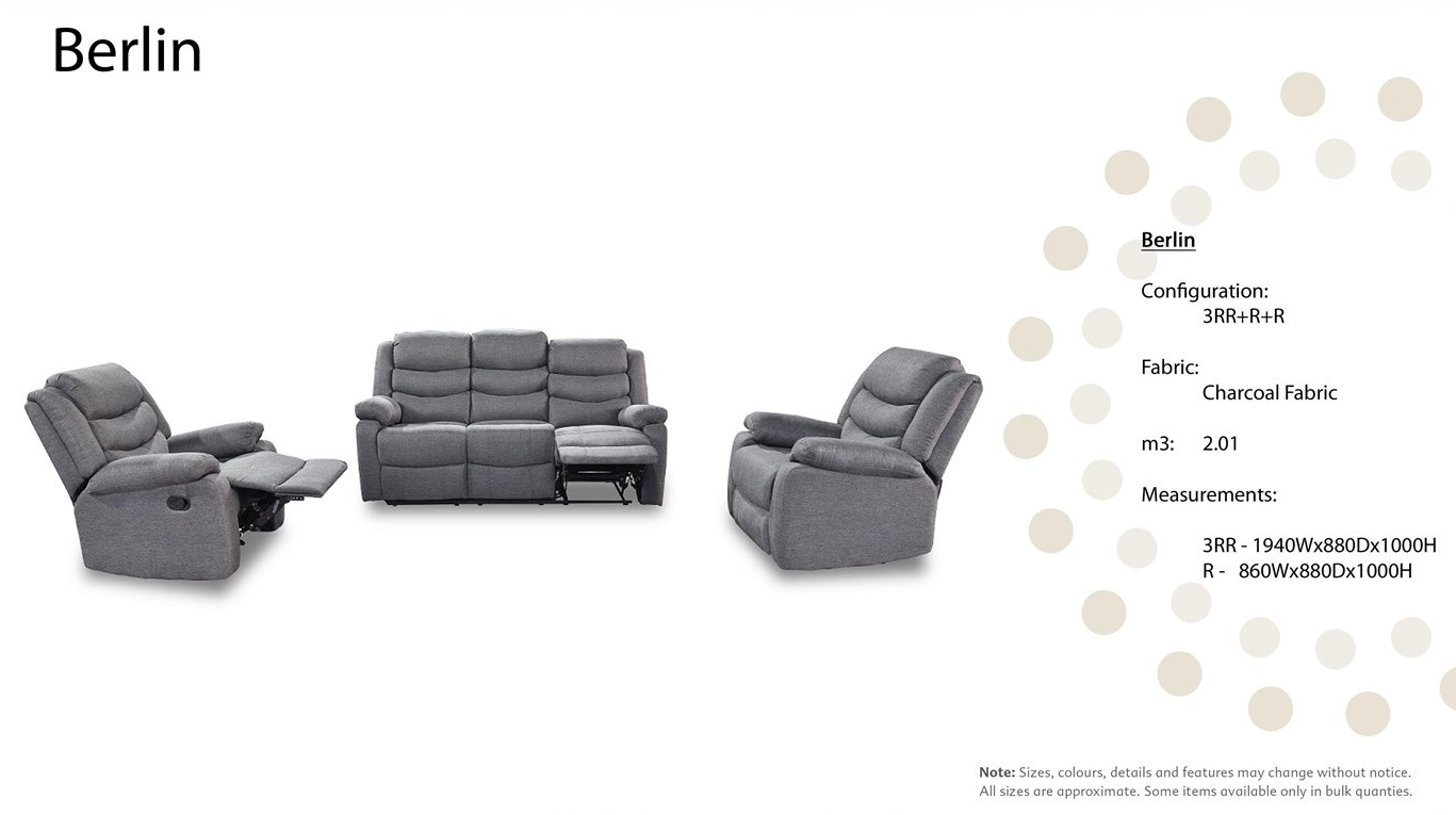 Berlls2 Berlin Recliner Chair — Furnishers in Alice Springs, NT