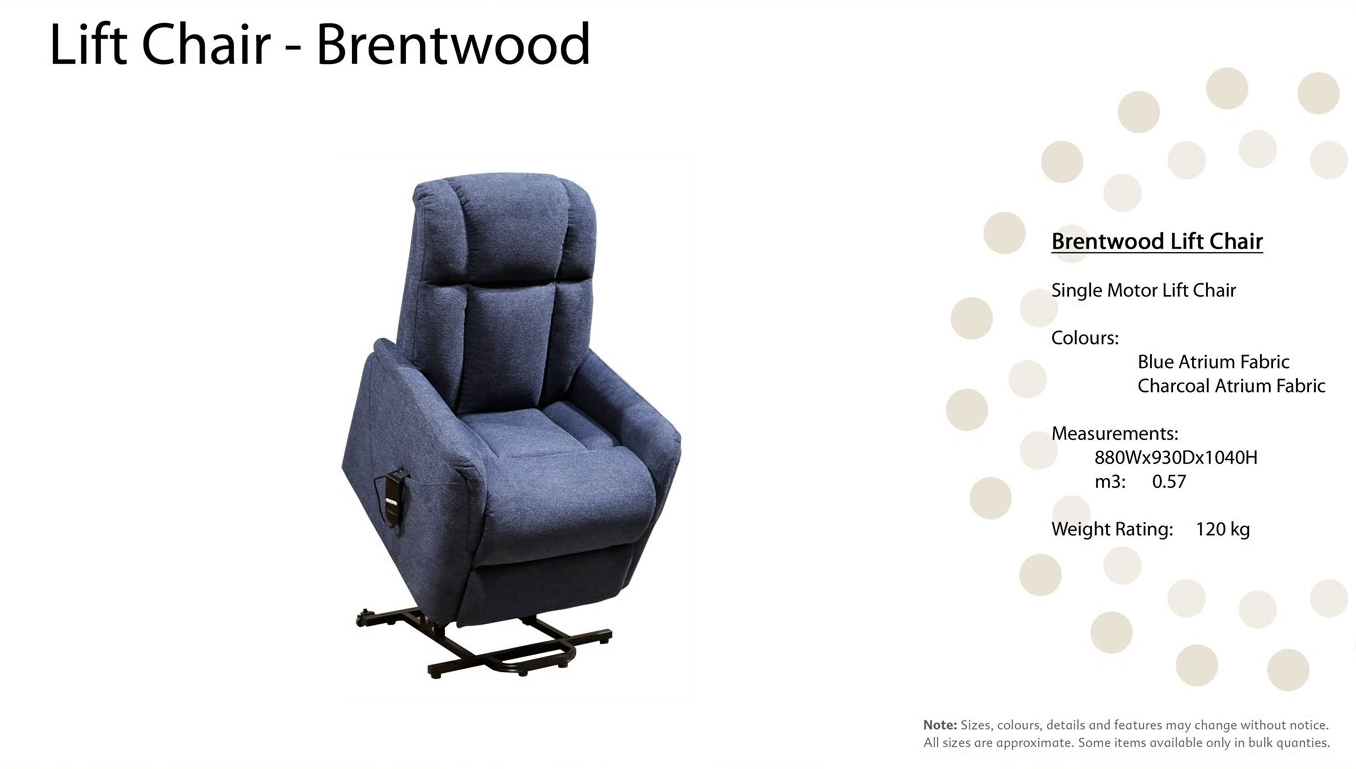 Bren1r2 Brentwood Lift Chair — Furnishers in Alice Springs, NT