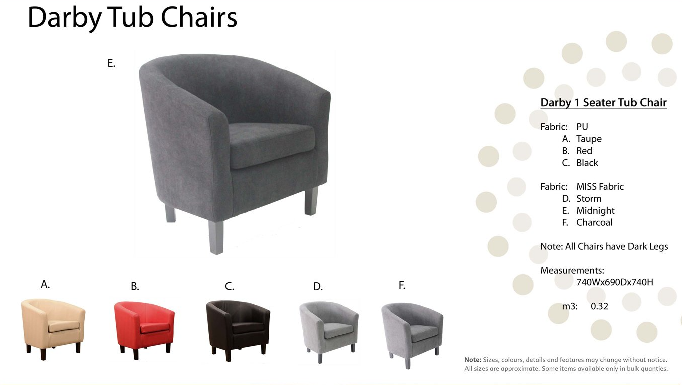 Darbls07 Darby Tub Chairs — Furnishers in Alice Springs, NT