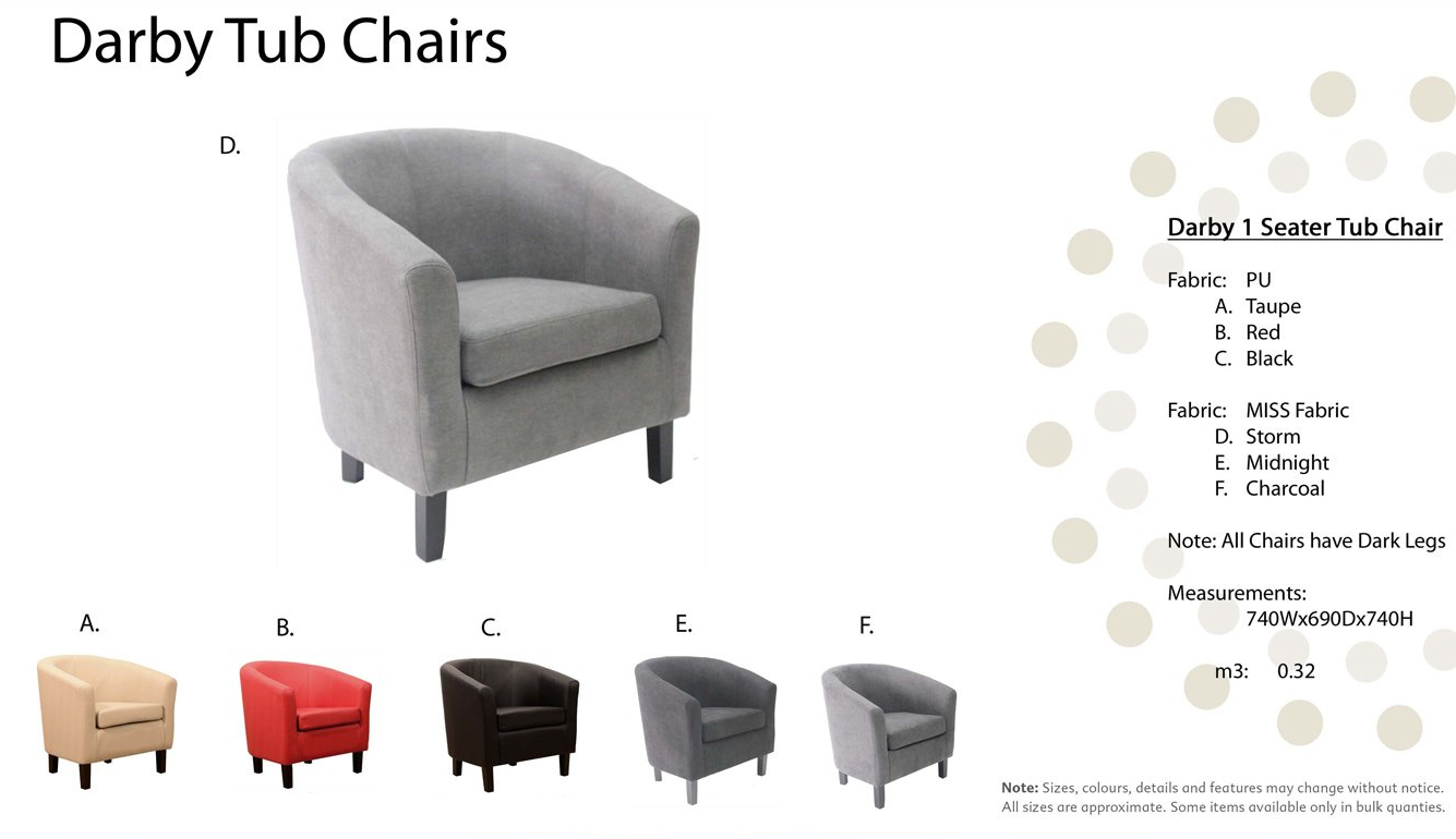 Darbls05 Darby Tub Chairs — Furnishers in Alice Springs, NT