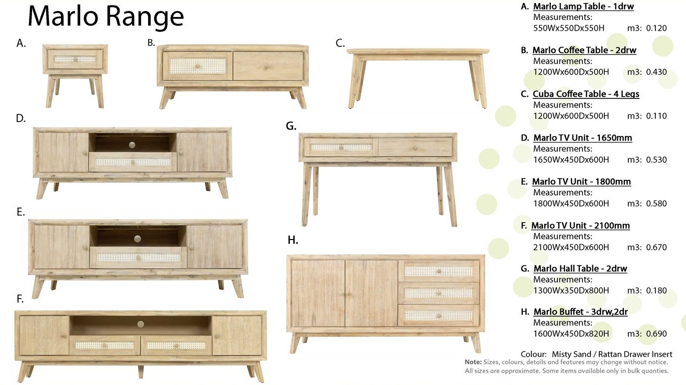 Marlo Range — Furnishers in Alice Springs, NT