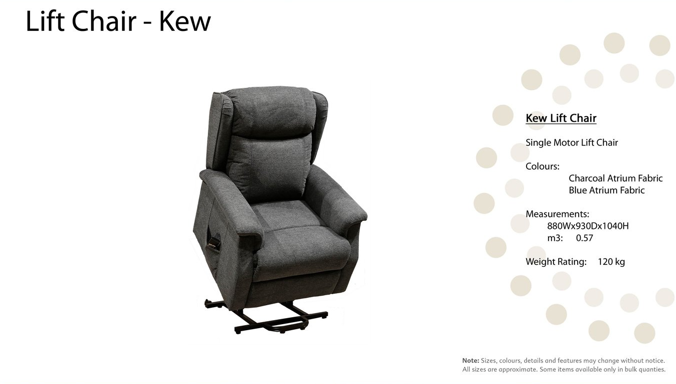 Kew1r2 Kew Single Lift Chair — Furnishers in Alice Springs, NT