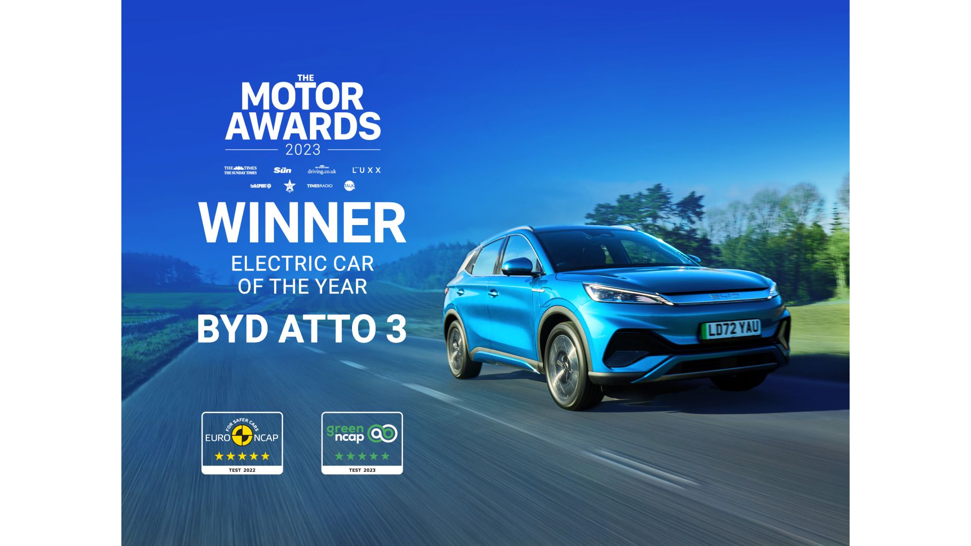 BYD Atto 3 award image