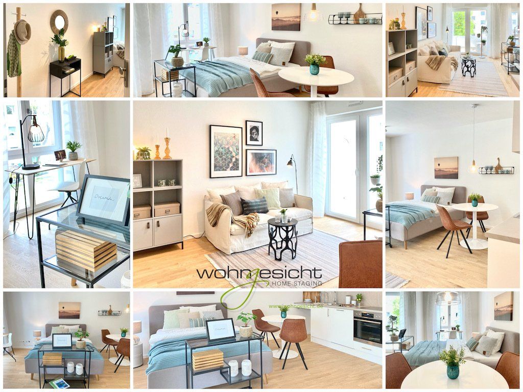 Wohngesicht Home Staging richtet die Musterwohnung für einen Neubau in Hilden bei Düsseldorf ein