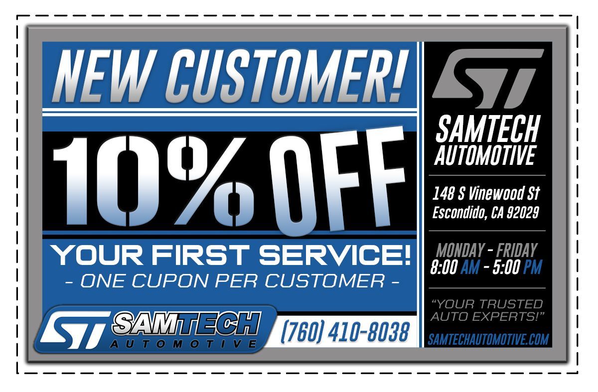 New cust Specials | Samtech Automotive
