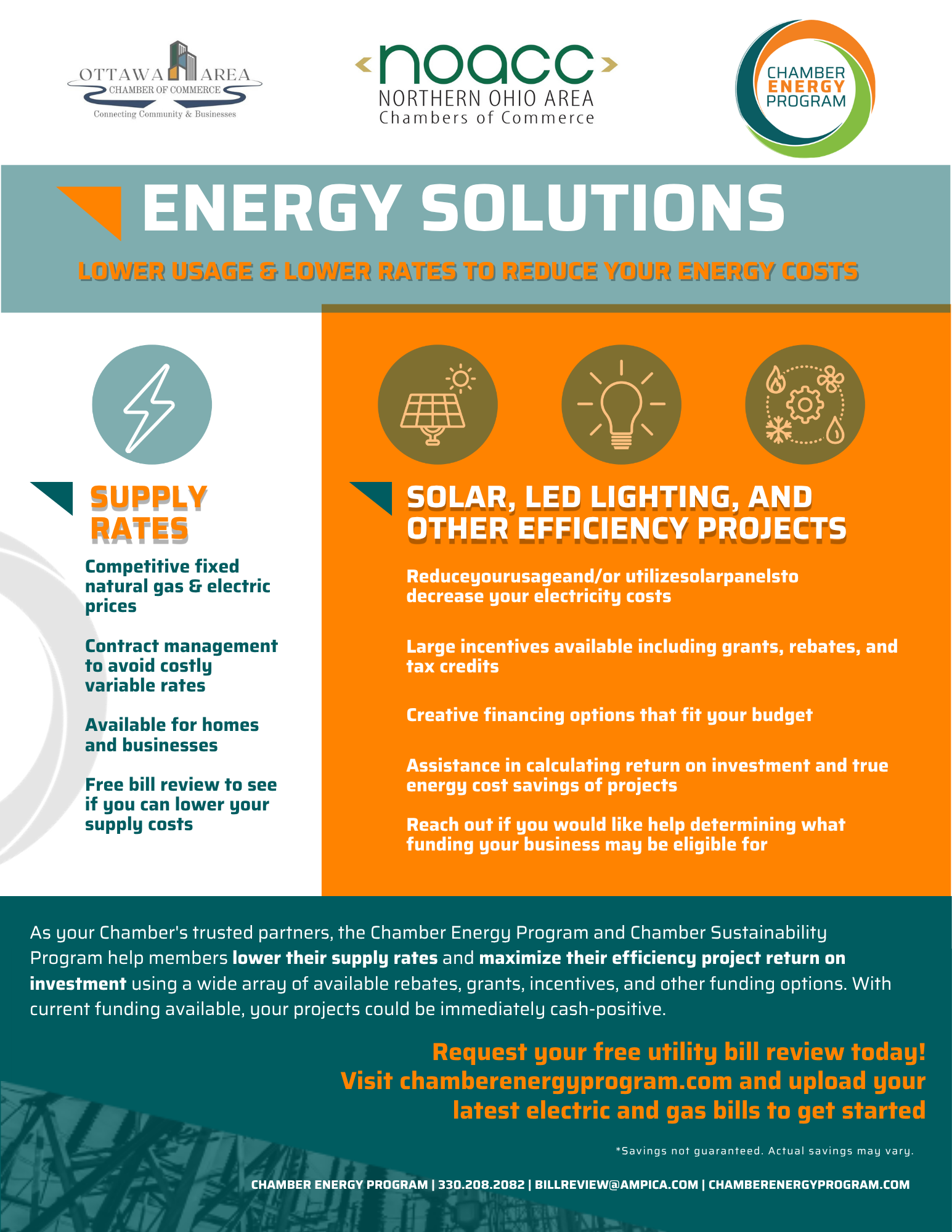 Chamber Energy Program & Chamber Sustainibility Program