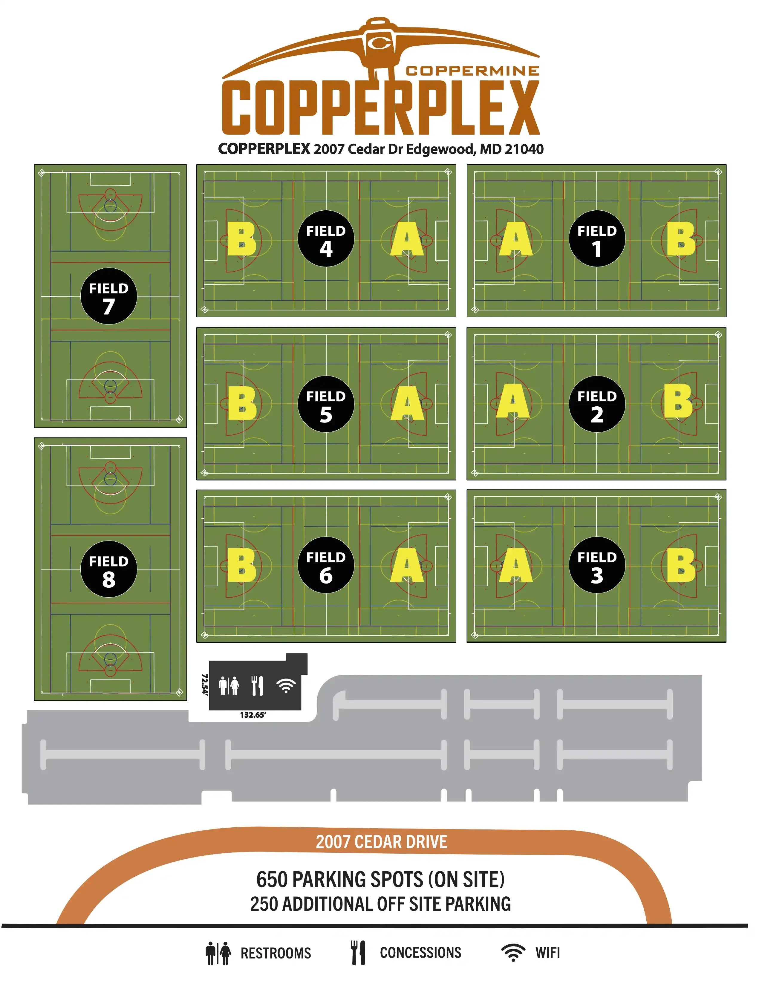 Coppermine CopperPlex Field Map