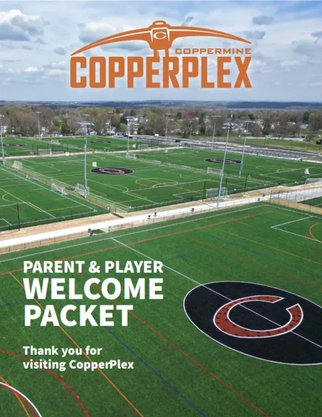 A parent and player welcome packet for copperplex