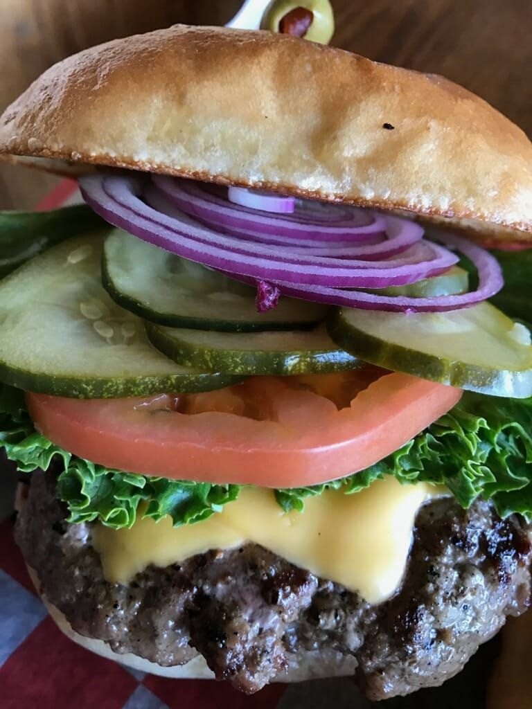 Burger with chees