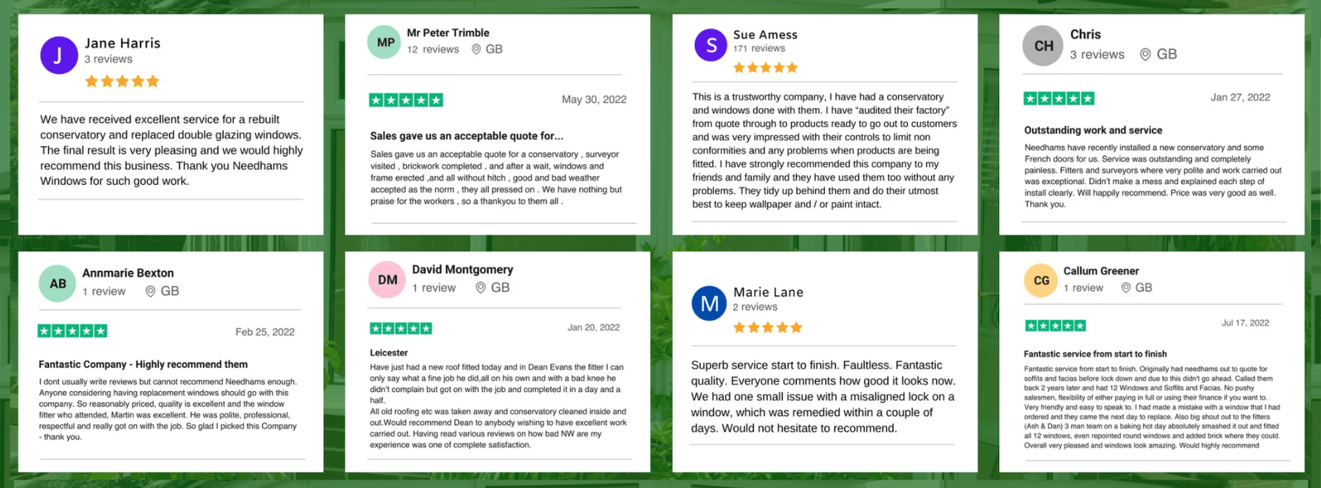 Needhams Windows TrustPilot Reviews 2