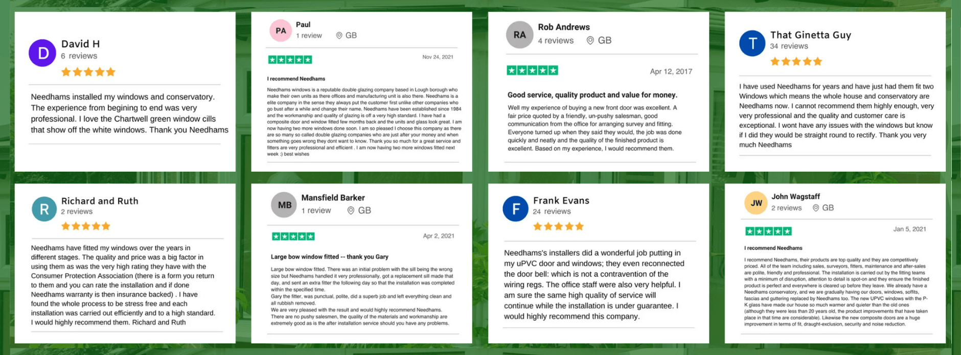 Needhams Windows Google Reviews 3