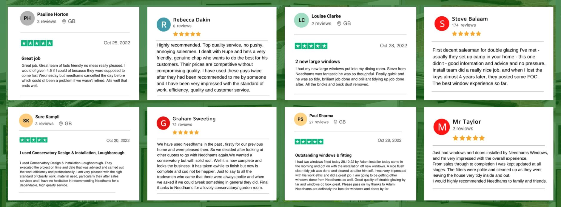 Needhams Windows TrustPilot Reviews 1