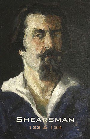 Cover of Shearsman magazine issue 133 and 134