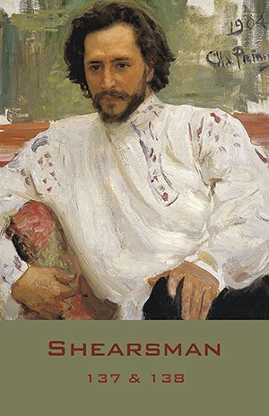 Cover of Shearsman magazine issue 137 and 138
