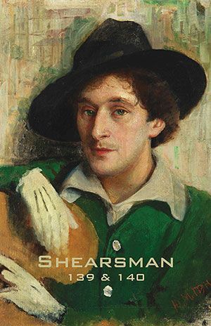 Cover of Shearsman magazine issue 139 and 140