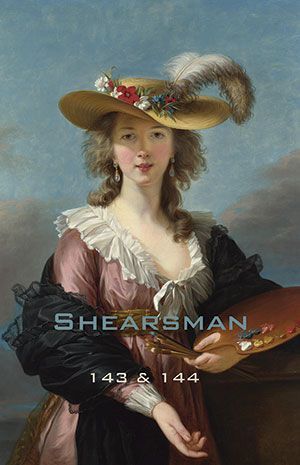 Cover of Shearsman magazine issue 143 and 144