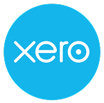 Xero logo: White text