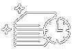 Icona servizio rapido ed efficiente